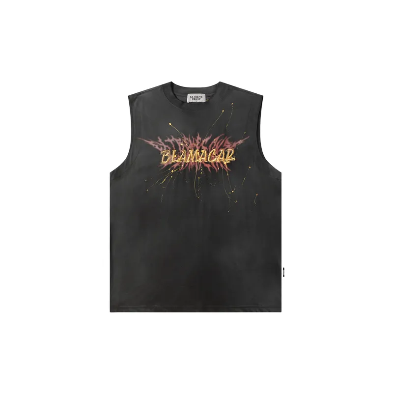 Casual Embroidered Cotton Vest-6