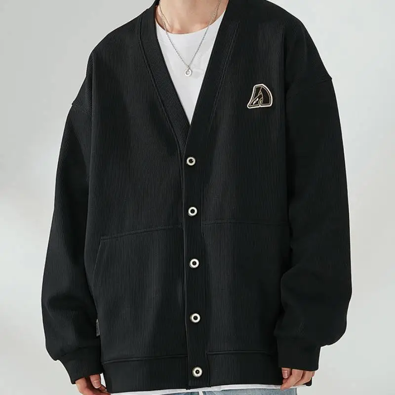 Casual Loose Wool Blend Fabric Knitwear-13