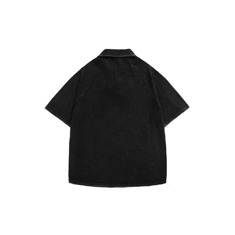 Retro Print Cotton Polo-1