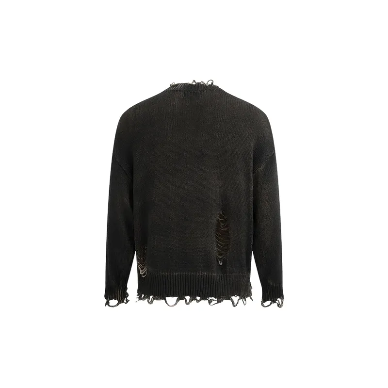 Simple Loose Cotton Blended Fabric Sweater-7