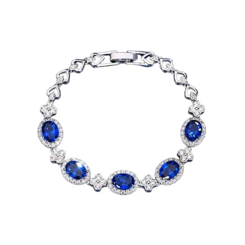 Retro Corundum Full Diamond Bracelet