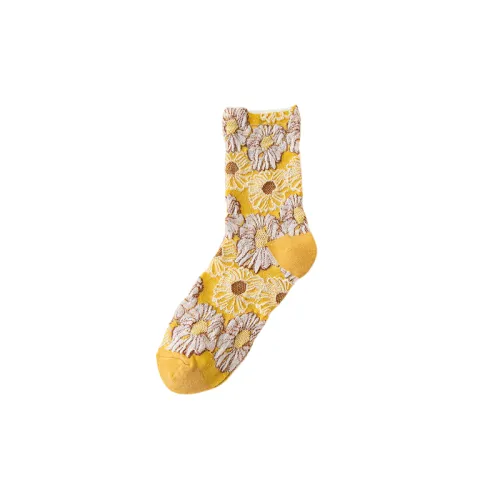 Casual Funky 100% Cotton Mid Calf Sock