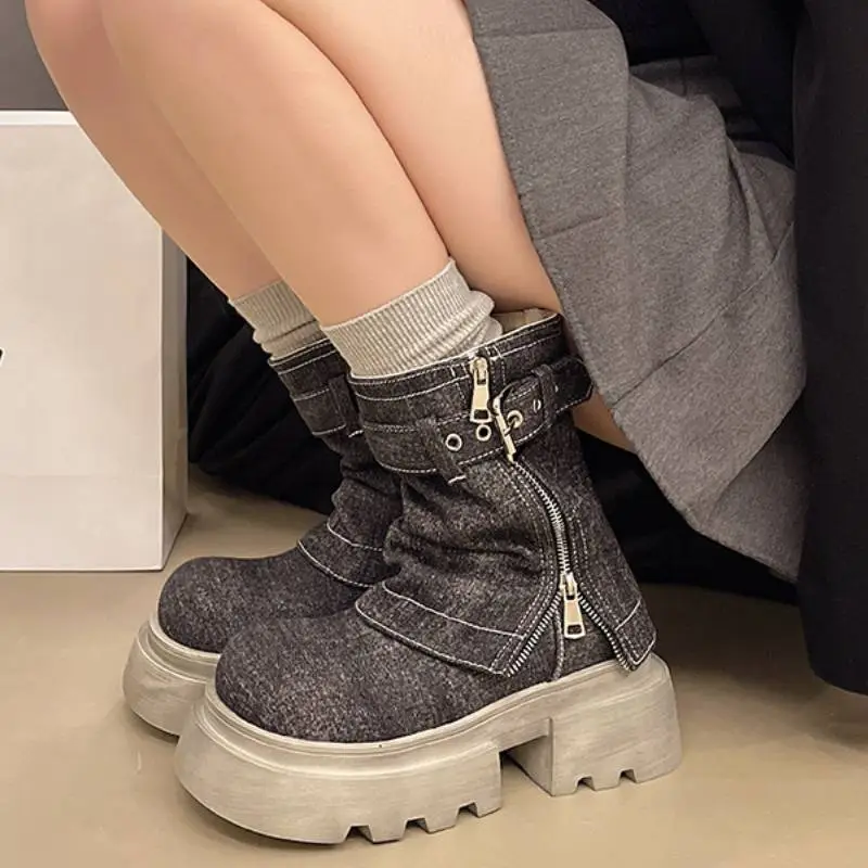 Casual Fashionable Ankle Boots-10