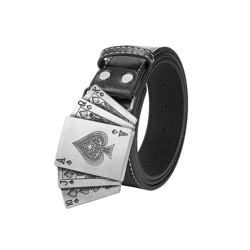 Fashionable Cool Leather Belt-1