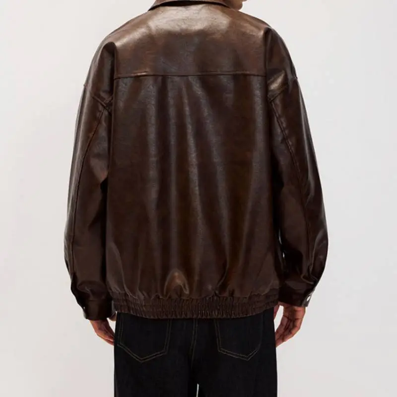 Simple Basics Leather Jacket-2
