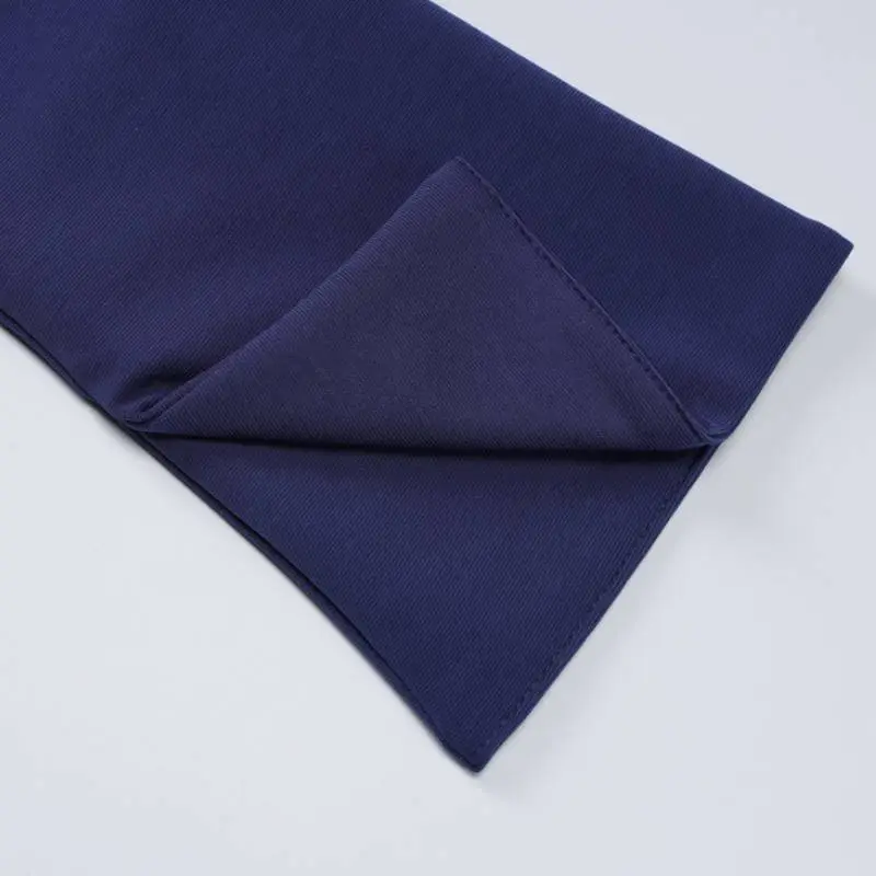 Simple Plain Polyester Dress Women-10
