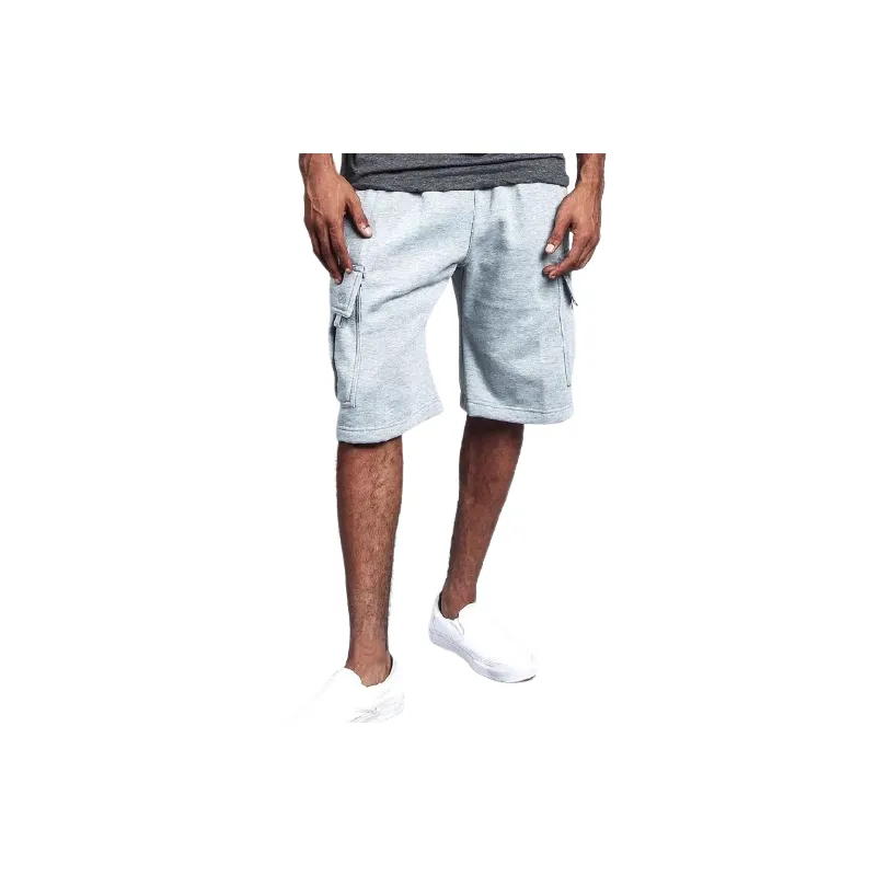 Casual Loose Cotton Blended Fabric Cargo Shorts-4