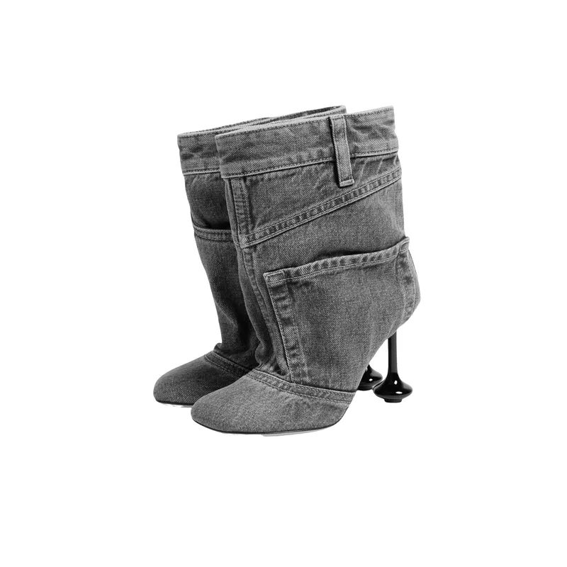Fashionable Simple Ankle Boots-9