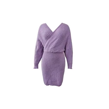 Fashionable Skin friendly Acrylic Fibres Dress Women