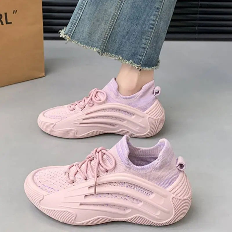Sporty Breathable Chunky Sneakers-1