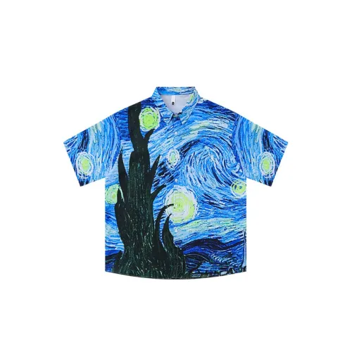 Abstract Oil Painting Short-Sleeved Shirt