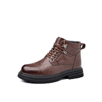 Fashionable Plain Waterproof Martin Boot