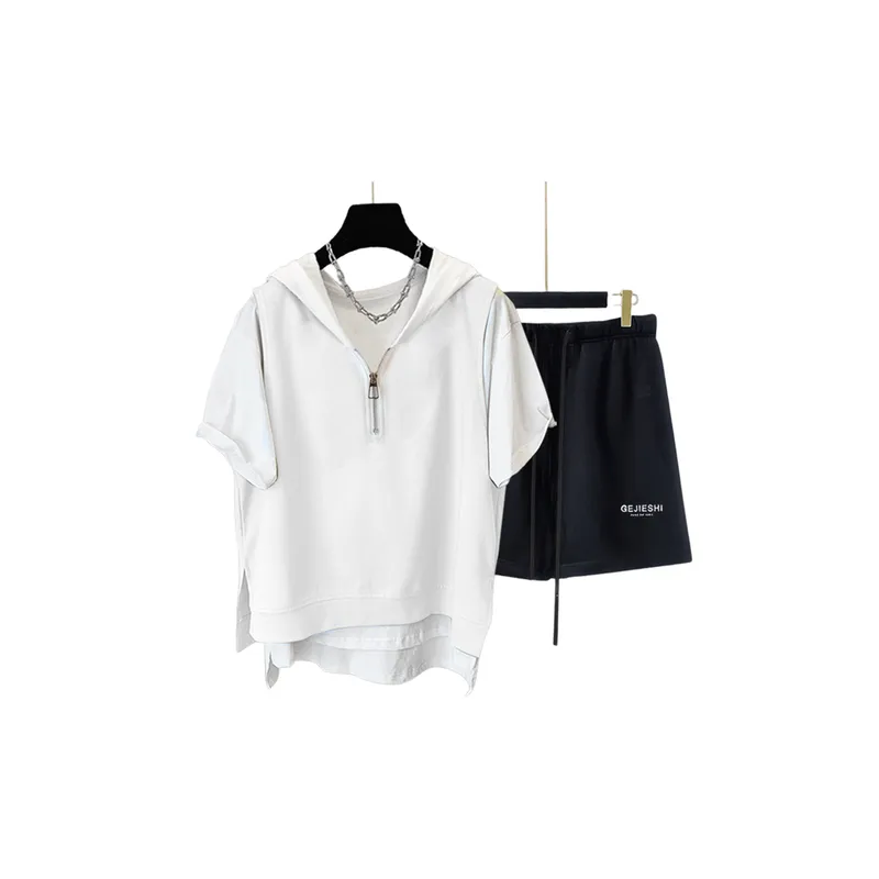 Trendy Versatile T Shirt And Short Set-5