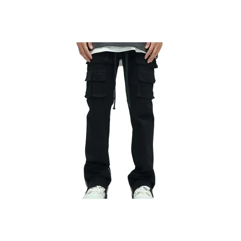 Versatile Casual T Zippered Trousers-0