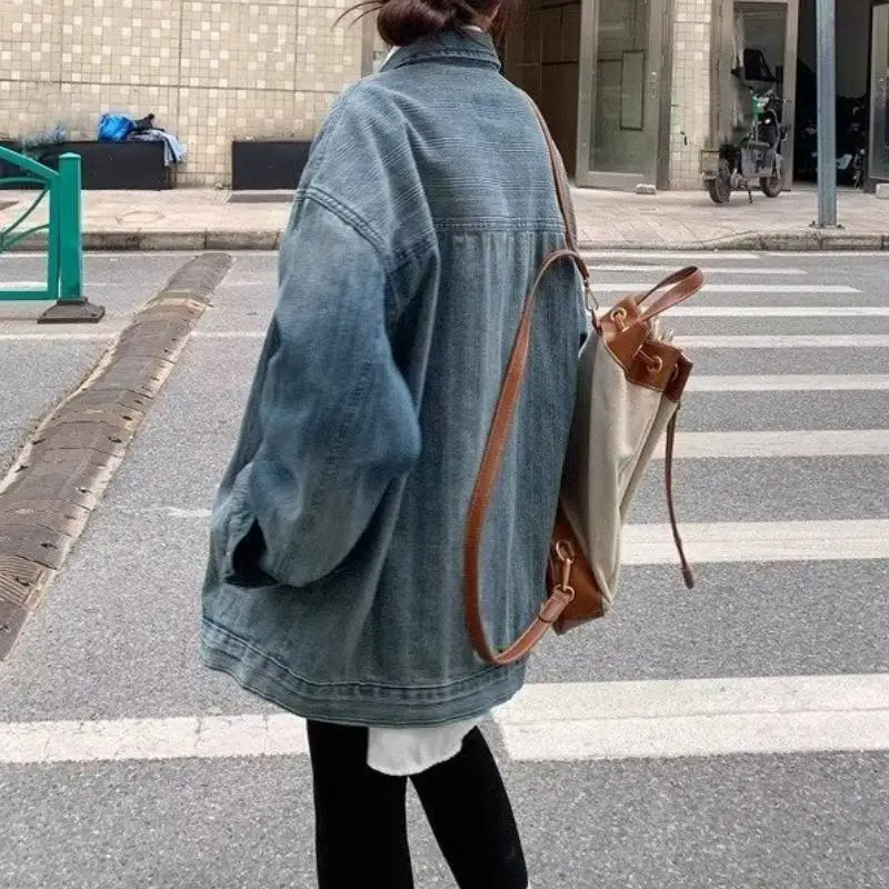 Retro Washed Denim Jacket-1
