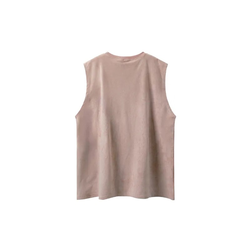 Tree Print Casual Sleeveless Vest-3