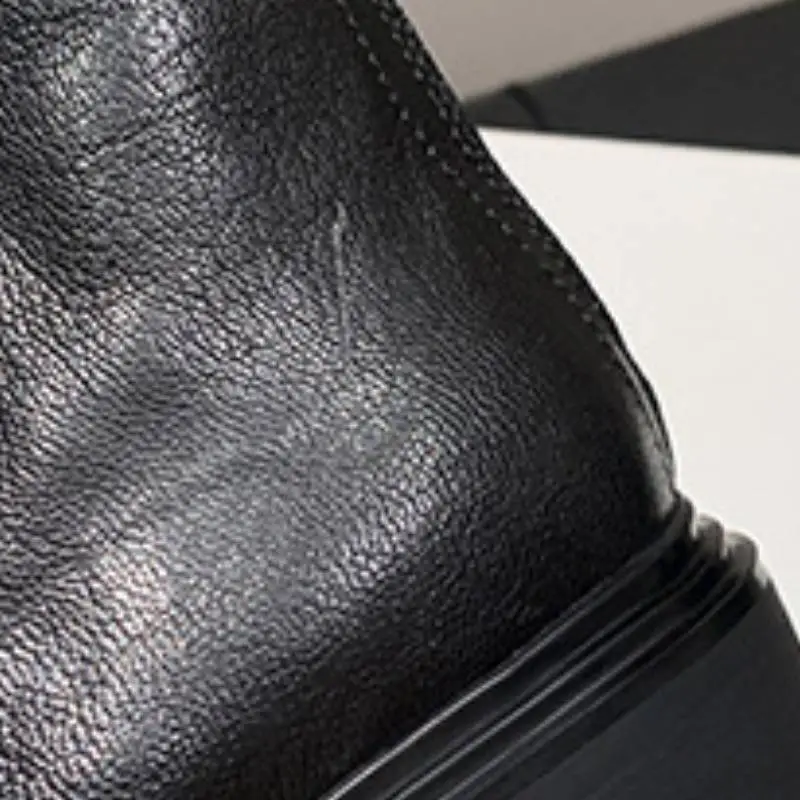 Retro Zipper Ankle Boots-2