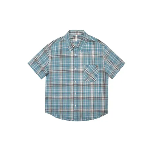 Trendy Plaid Short-Sleeved Shirt