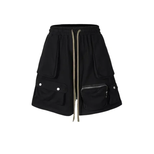 Terry Elastic Waist Cannon Shorts