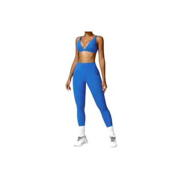 Sporty Casual Nylon Spandex Brushed Fabric Fitness Kit Women
