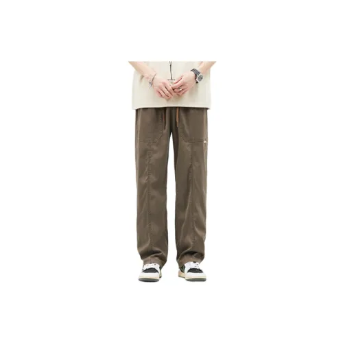 Casual Anti wrinkle Straight Loose Wide leg Pants