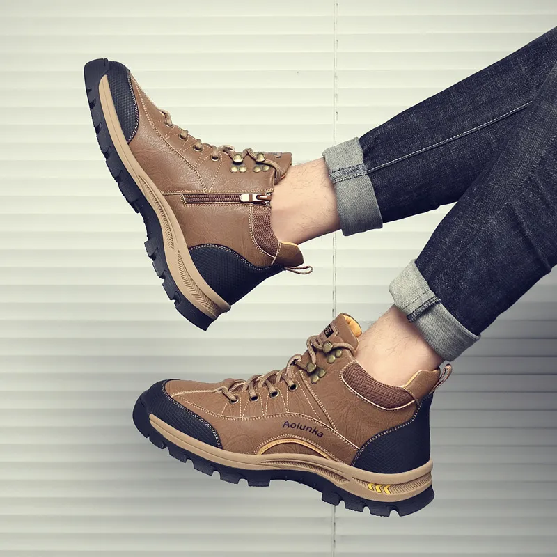 Retro Simple Outdoor Boots-1