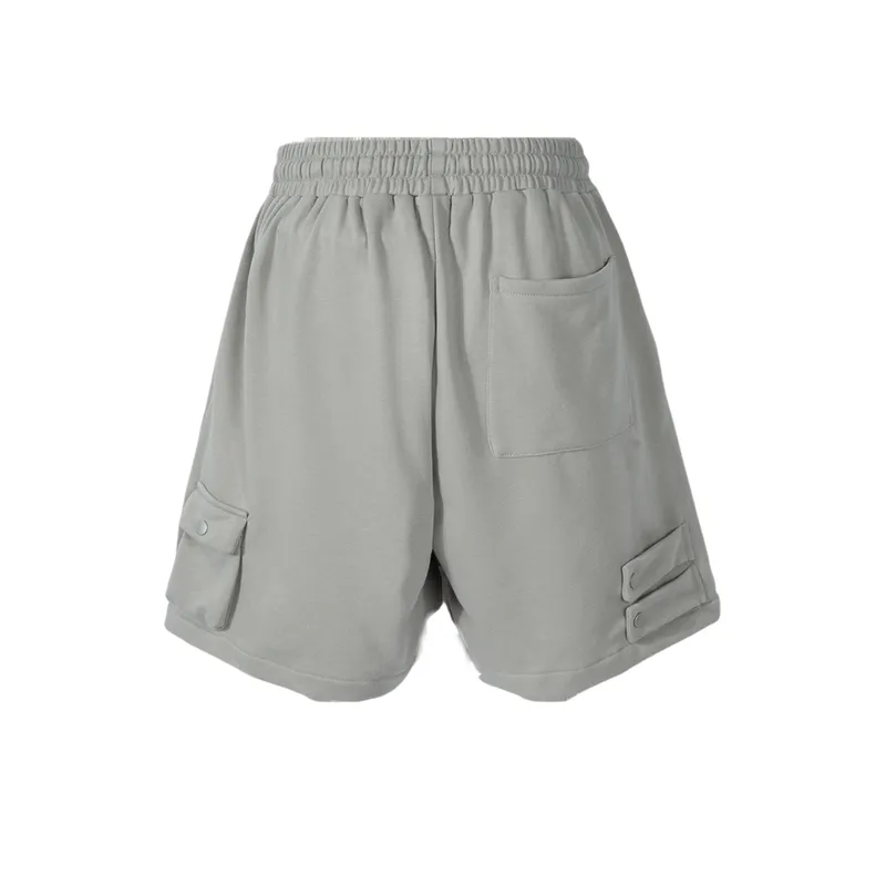 Terry Elastic Waist Cannon Shorts-3