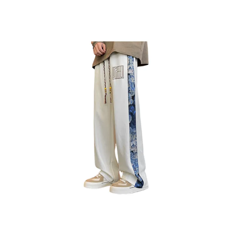 Straight Loose Wide Leg Casual Pants-6