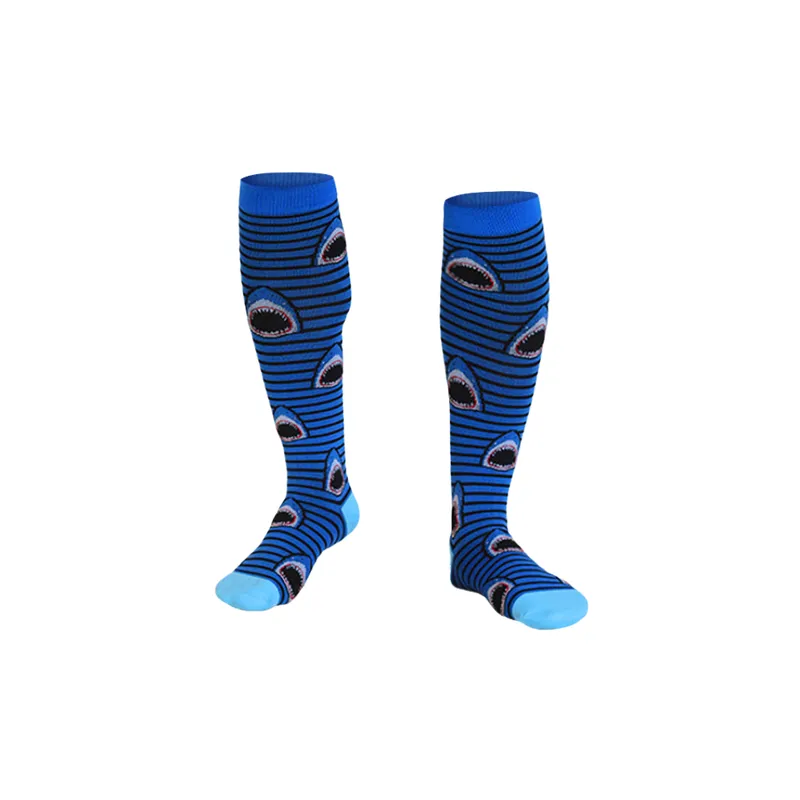 Fashionable Sporty Nylon Yarn Mid Calf Sock-2