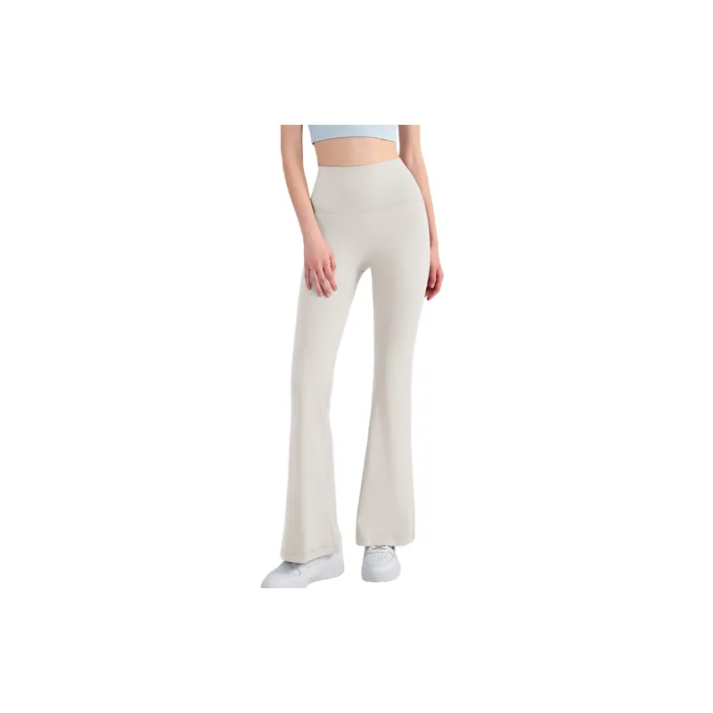 Simple Skin friendly Nylon Workout Pants Women-2
