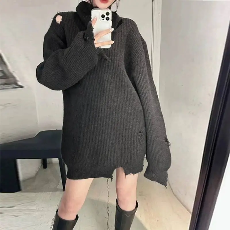 Street Ripped Sweater-7