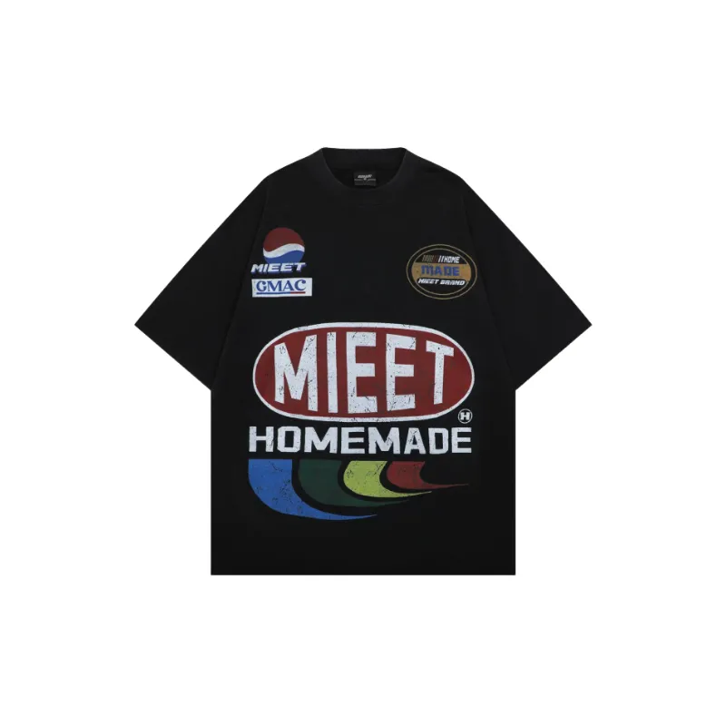 Street Retro 100% Cotton T Shirt-0