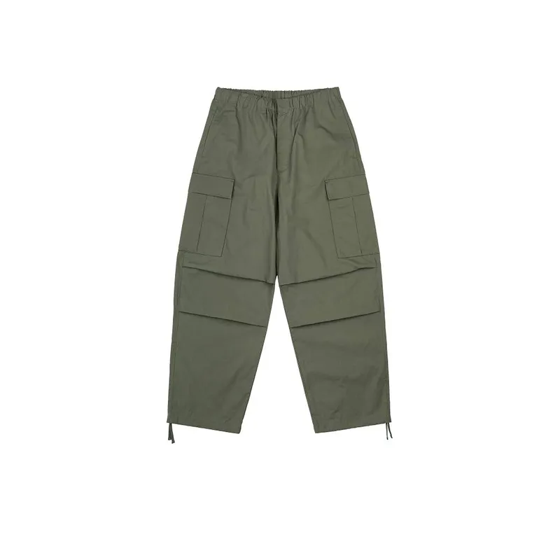 Elastic Loose Fit Tapered Jogger Pants-2