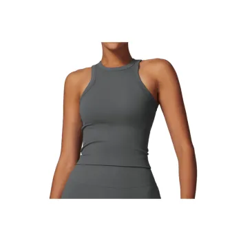 Simple Plain Sports Vest Women