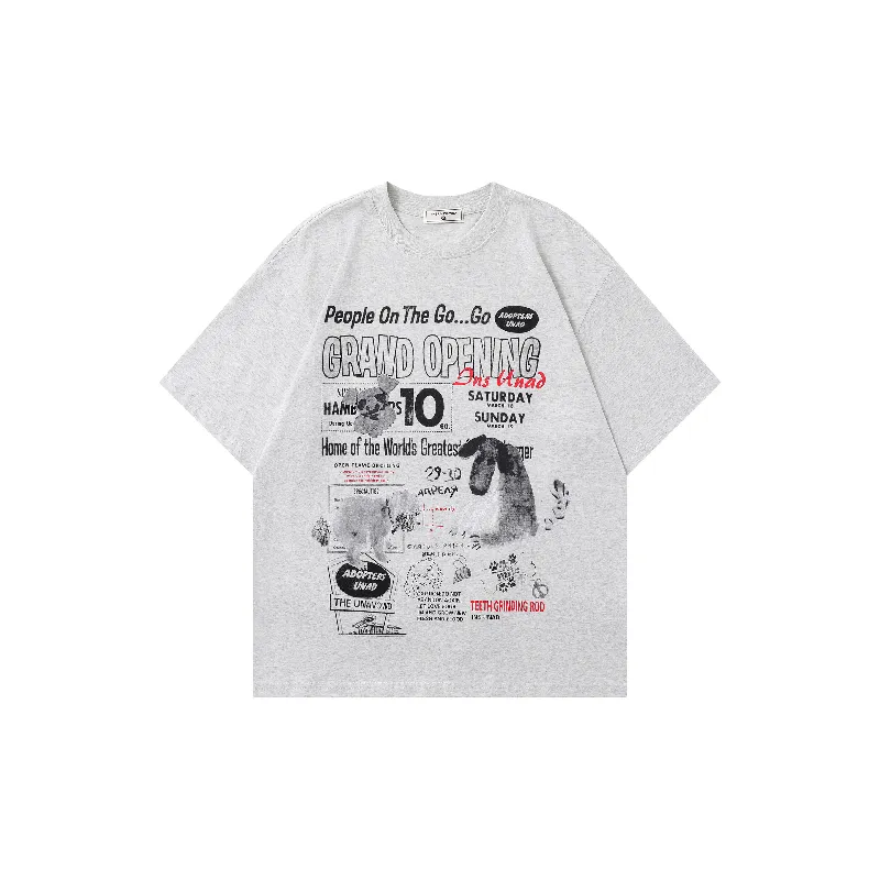 Fashionable Casual 100% Cotton T Shirt-0