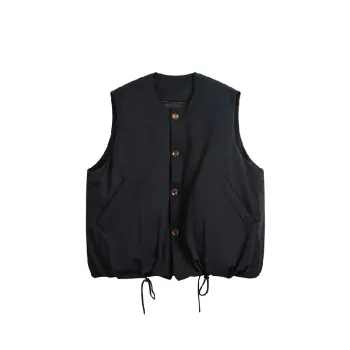 Casual Loose Blended Synthetic Fabrics Vest