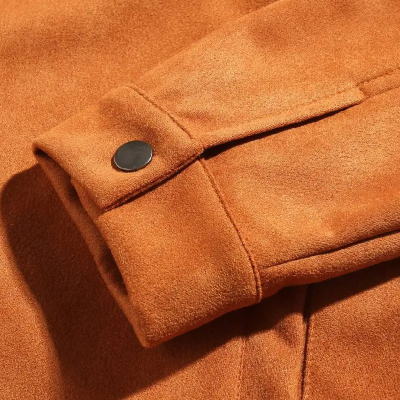 Casual Fashionable Blended Synthetic Fabrics Jacket-11