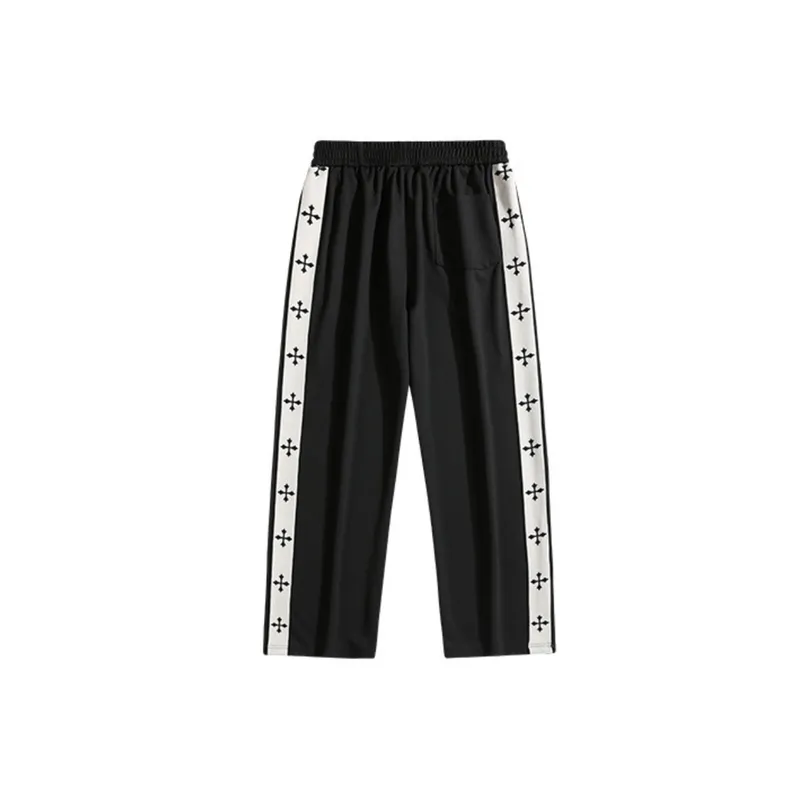 Loose Straight Leg Knit Sweatpants-9