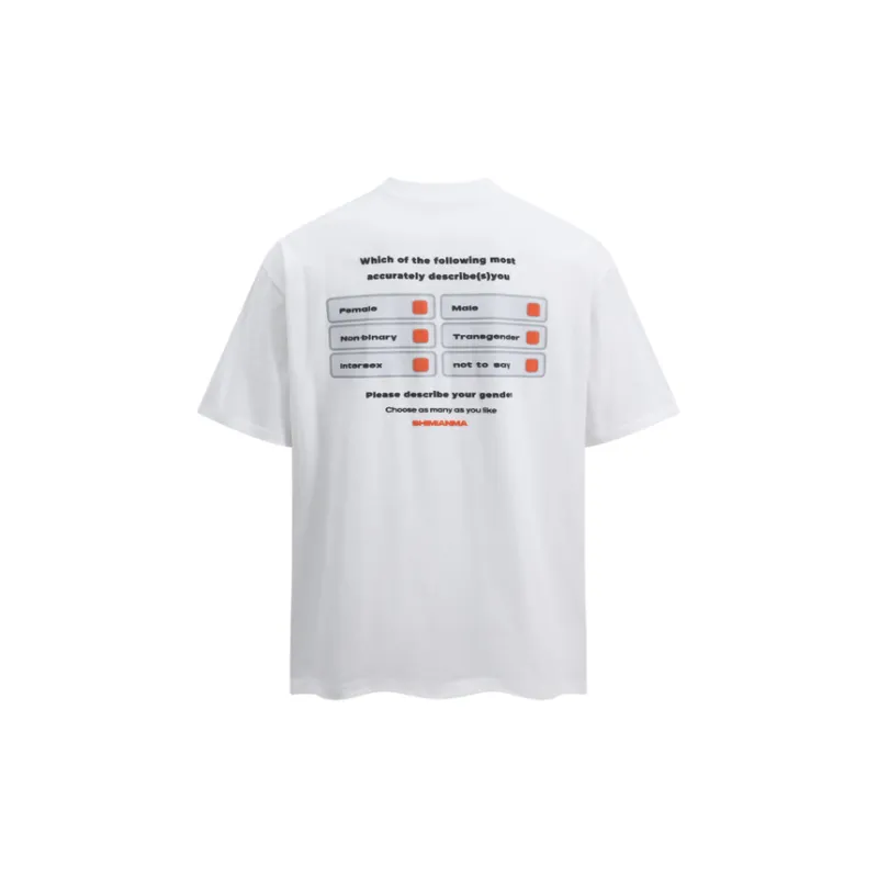 Short sleeved T shirt Loose Casual-3