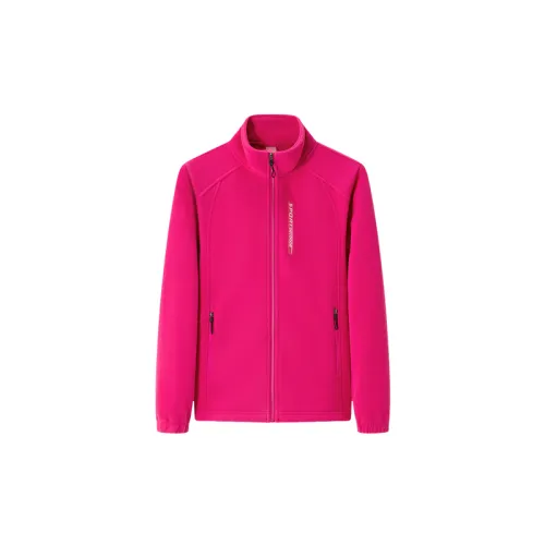 Fashionable Plain Polar Fleece Quilted With Grey Women