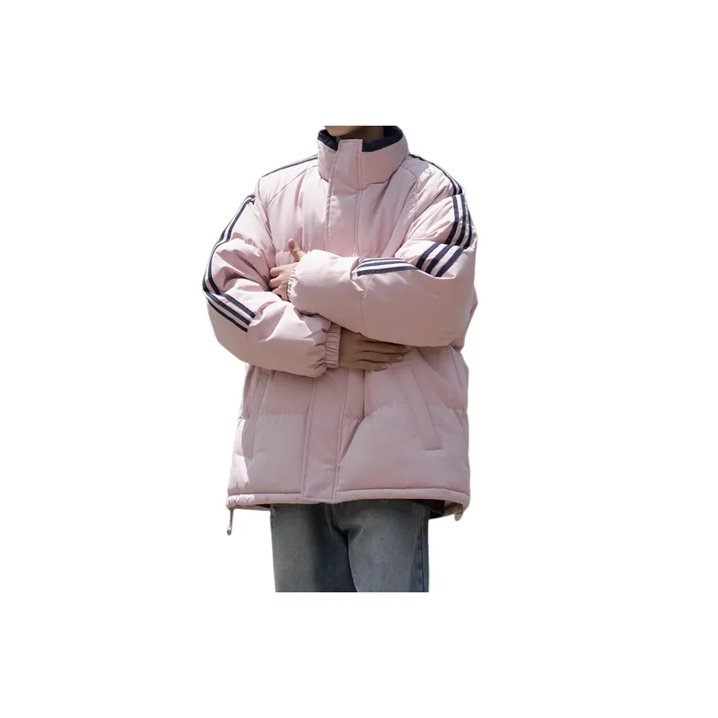 Loose Warming Blended Synthetic Fabrics Quilted Jacket-0