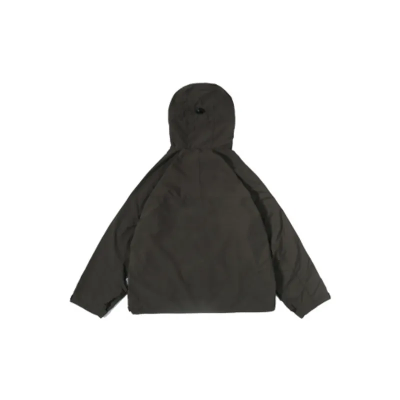New High Street Trendy Brand Loose Function Oblique Zipper Jacket-4