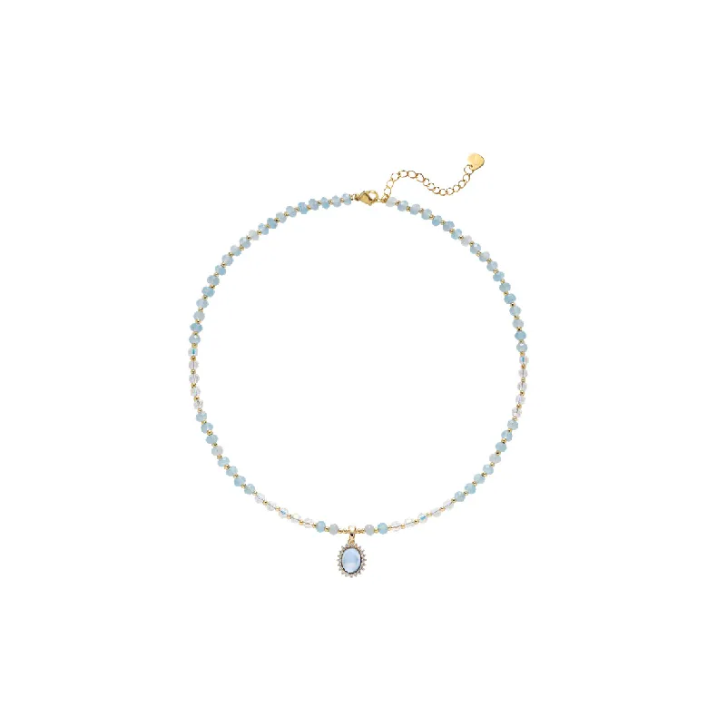 Fashionable Geometric Necklace-0