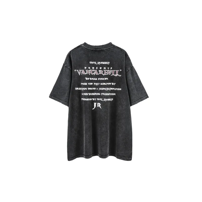 Street Print Cotton T Shirt-1