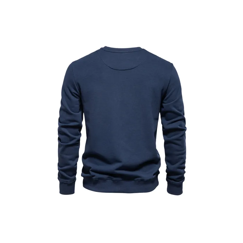 Plain Loose Sweatshirt-15