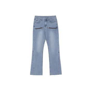 Casual Zipper Jeans