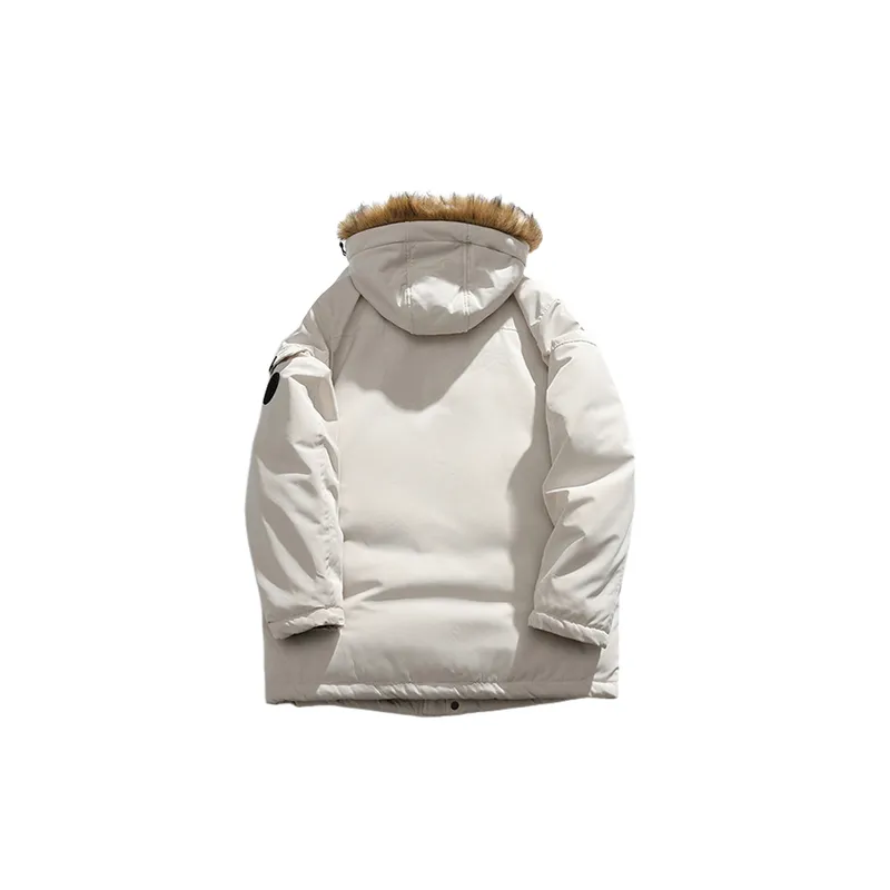 Casual Plain Blended Synthetic Fabrics Quilted Jacket-5
