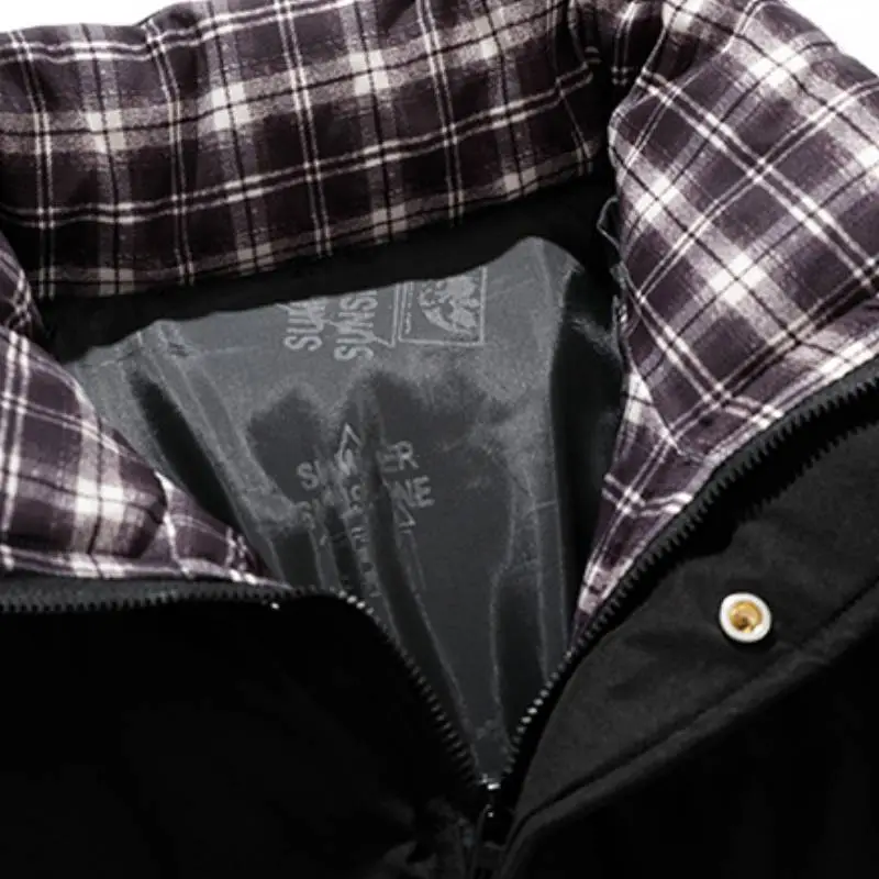 Casual Loose Polyester Quilted Jacket-3