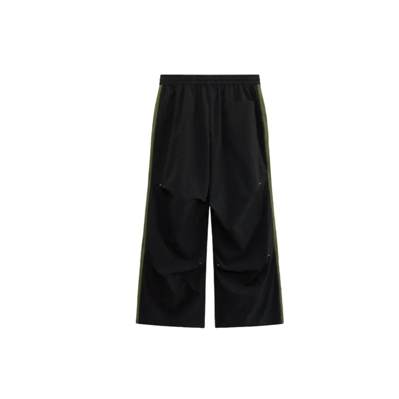 Casual Striped Blended Synthetic Fabrics Sports Pants-11
