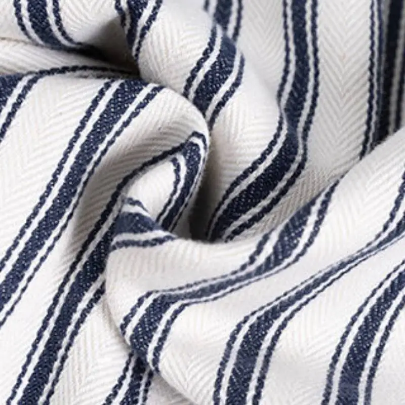 Fashionable Striped Polyester Shirt-4